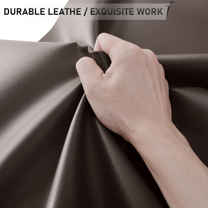 YAFLC Self Adhesive Leather Repair Tape Kit, 4"x 63" Leather Repair Patch for Furniture, Leather Repair Patch for Car seat, Sofas, Couch, Boat Seat Dark Coffee - Image 3